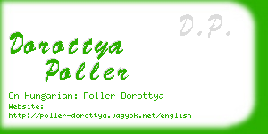 dorottya poller business card